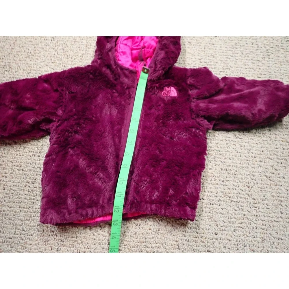 The North‎ Face Reversible Jacket Infant 6-12M Pink Purple Excellent Chimborazo